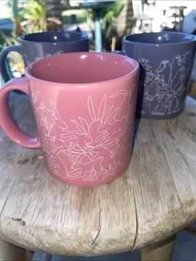 Taylor & NG  SAN FRANCISCO 1979 Set of 3 Ceramic Mugs Japan Vintage
